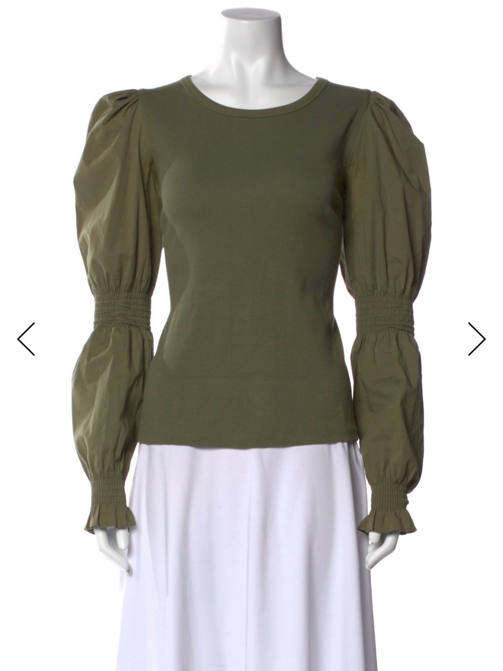 Veronica Beard Scoop neck Long sleeve shirt